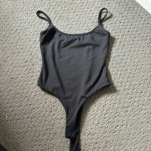 Clyque (made in LA) Black bodysuit, size XS